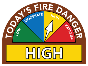 Fire Danger Level HIGH