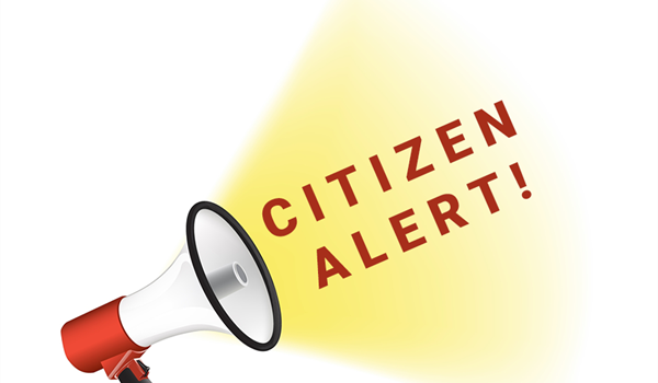 Register For Citizen Alert Today!